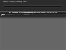 Tablet Screenshot of madisonheightsrealty.com